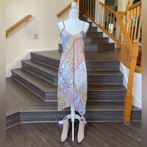 Wild Moss/Zara: Patchwork Dress & Mesh Top